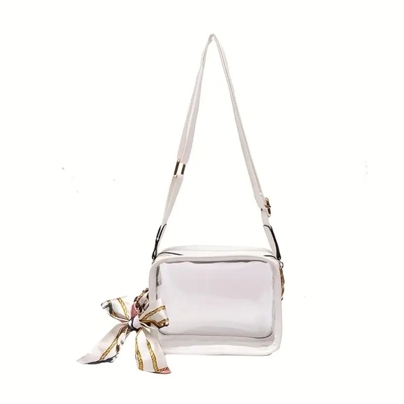 Transparent Crossbody Bag - Pink or Purple, NEW! - Picture 4 of 5